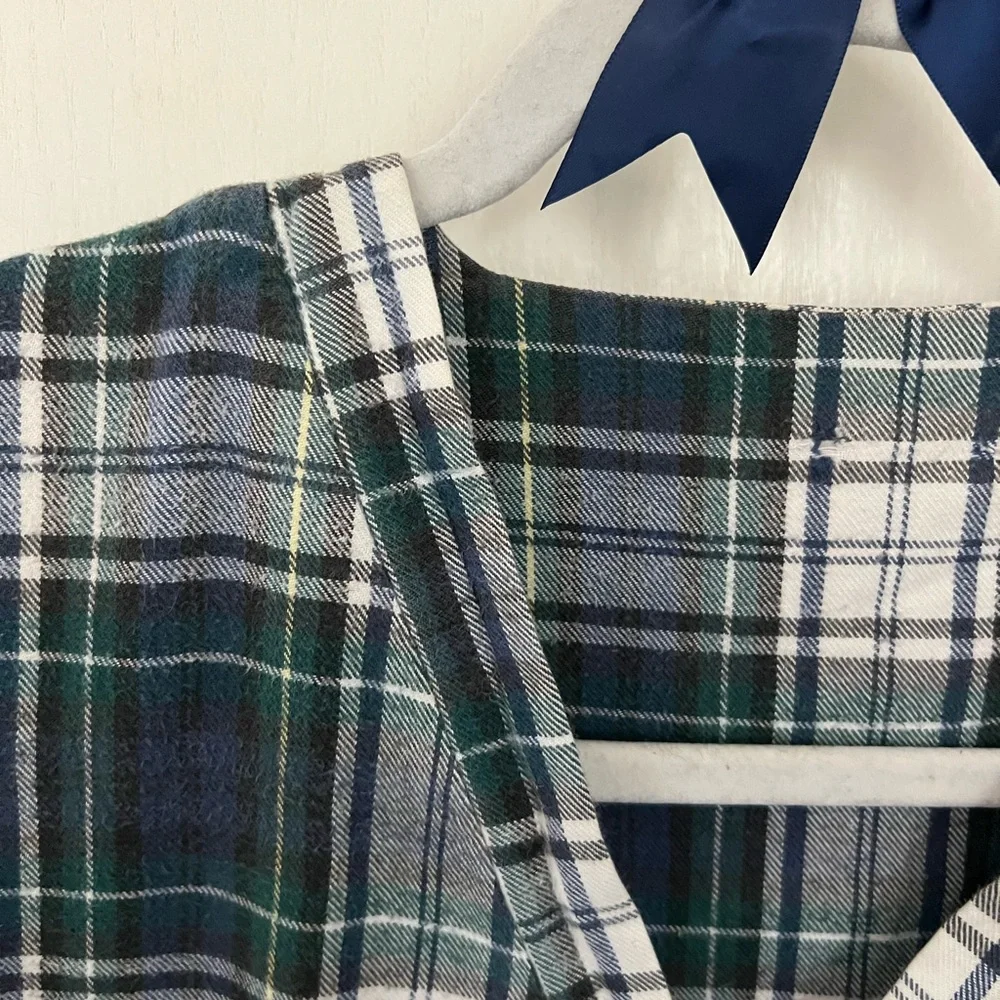Vintage plaid Tigger sleep shirt / nightshirt, L / XL - Picture 2 of 9
